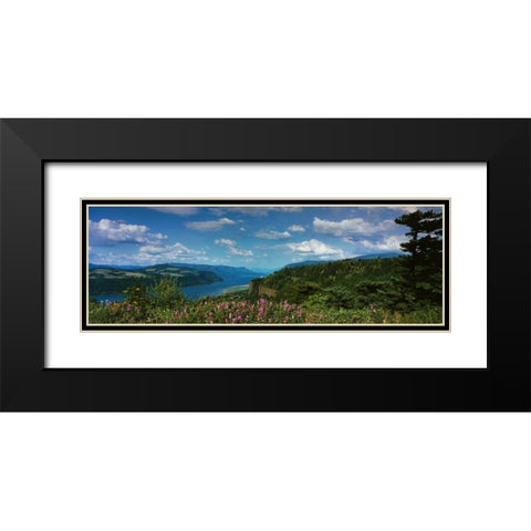 Columbia River Gorge V Black Modern Wood Framed Art Print with Double Matting by Leahy, Ike