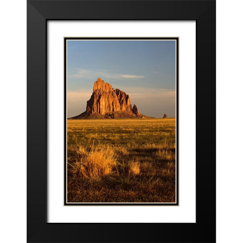 Ship Rock V Black Modern Wood Framed Art Print with Double Matting by Leahy, Ike