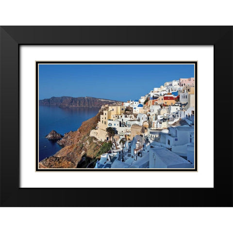 Early Morning Hillside Black Modern Wood Framed Art Print with Double Matting by Malvin, Larry
