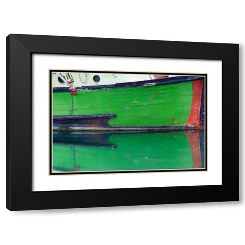 Alaskan Fishing I Black Modern Wood Framed Art Print with Double Matting by Mahan, Kathy
