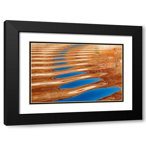 Lake Powell III Black Modern Wood Framed Art Print with Double Matting by Mahan, Kathy
