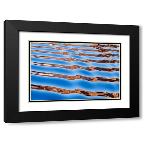 Lake Powell IV Black Modern Wood Framed Art Print with Double Matting by Mahan, Kathy