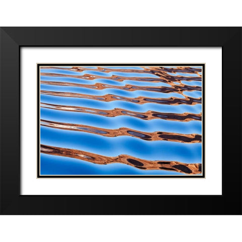 Lake Powell IV Black Modern Wood Framed Art Print with Double Matting by Mahan, Kathy