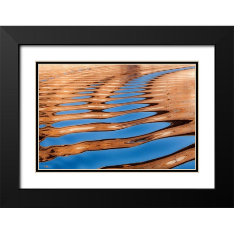 Lake Powell VI Black Modern Wood Framed Art Print with Double Matting by Mahan, Kathy