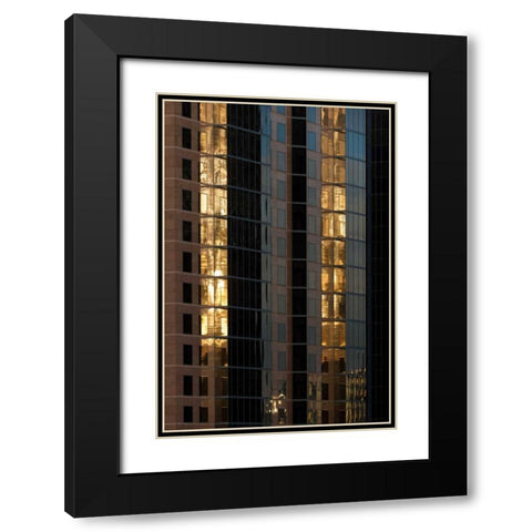 San Diego Windows I Black Modern Wood Framed Art Print with Double Matting by Mahan, Kathy