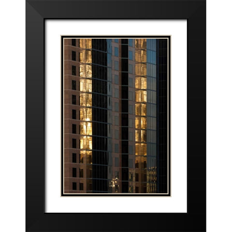 San Diego Windows I Black Modern Wood Framed Art Print with Double Matting by Mahan, Kathy