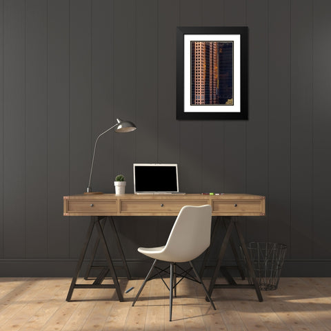 San Diego Windows II Black Modern Wood Framed Art Print with Double Matting by Mahan, Kathy