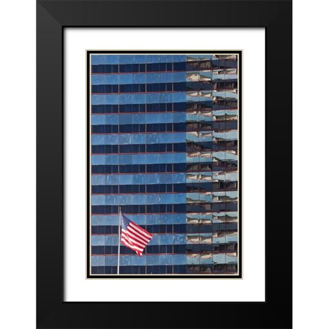 San Diego Reflections II Black Modern Wood Framed Art Print with Double Matting by Mahan, Kathy