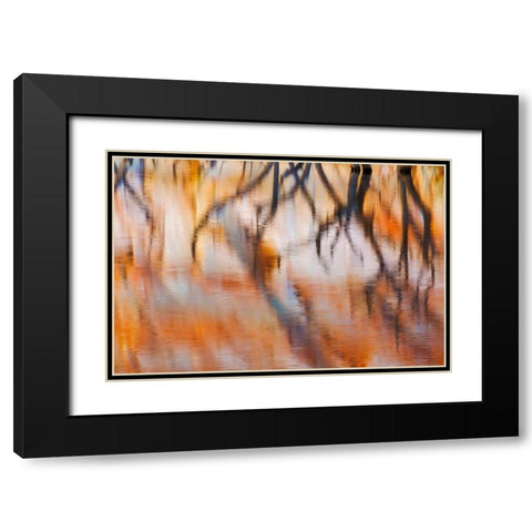 Lake Powell Reflections IV Black Modern Wood Framed Art Print with Double Matting by Mahan, Kathy