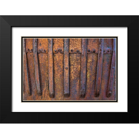 Mining Equipment I Black Modern Wood Framed Art Print with Double Matting by Mahan, Kathy