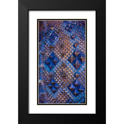 Sculptural Metal I Black Modern Wood Framed Art Print with Double Matting by Mahan, Kathy