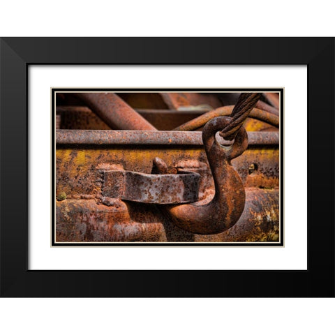 Old Tow Truck I Black Modern Wood Framed Art Print with Double Matting by Mahan, Kathy