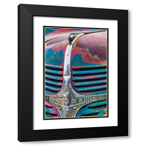 Truck Detail III Black Modern Wood Framed Art Print with Double Matting by Mahan, Kathy