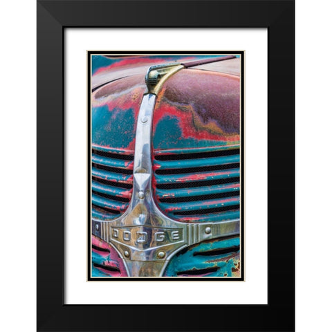 Truck Detail III Black Modern Wood Framed Art Print with Double Matting by Mahan, Kathy