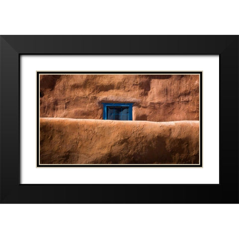 Window and Wall Black Modern Wood Framed Art Print with Double Matting by Mahan, Kathy