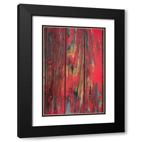 Old Paint I Black Modern Wood Framed Art Print with Double Matting by Mahan, Kathy