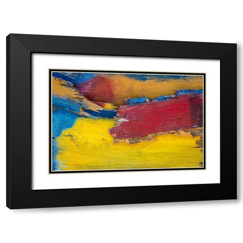 Painted Wood Black Modern Wood Framed Art Print with Double Matting by Mahan, Kathy