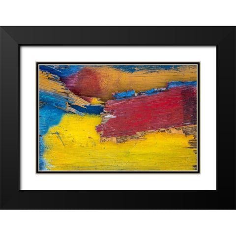 Painted Wood Black Modern Wood Framed Art Print with Double Matting by Mahan, Kathy