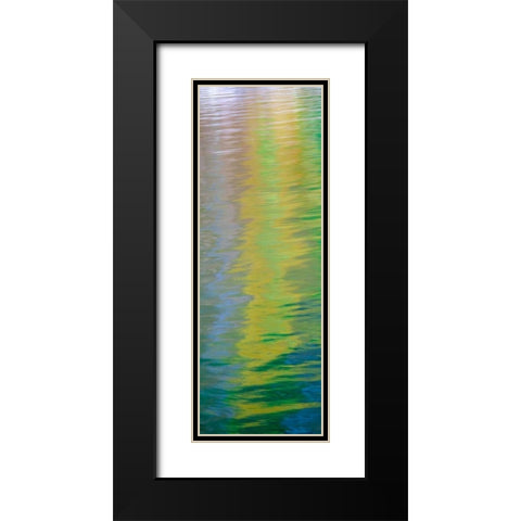 Water Colors I Black Modern Wood Framed Art Print with Double Matting by Mahan, Kathy
