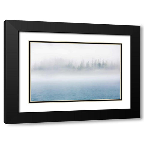 Alaska Fog I Black Modern Wood Framed Art Print with Double Matting by Mahan, Kathy