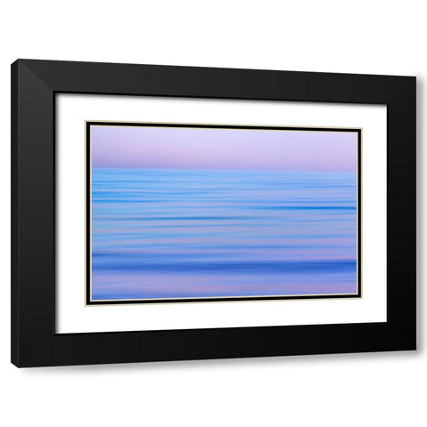 Hood Canal Fog I Black Modern Wood Framed Art Print with Double Matting by Mahan, Kathy
