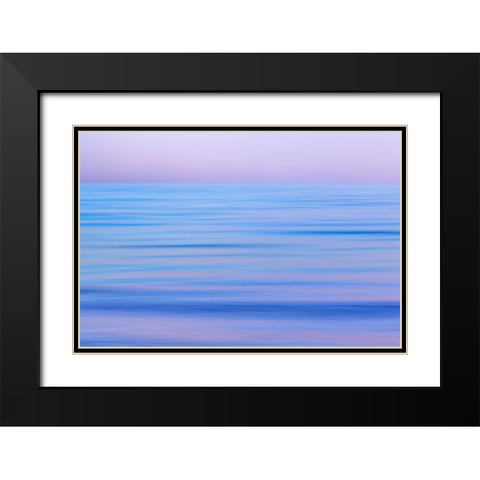 Hood Canal Fog I Black Modern Wood Framed Art Print with Double Matting by Mahan, Kathy