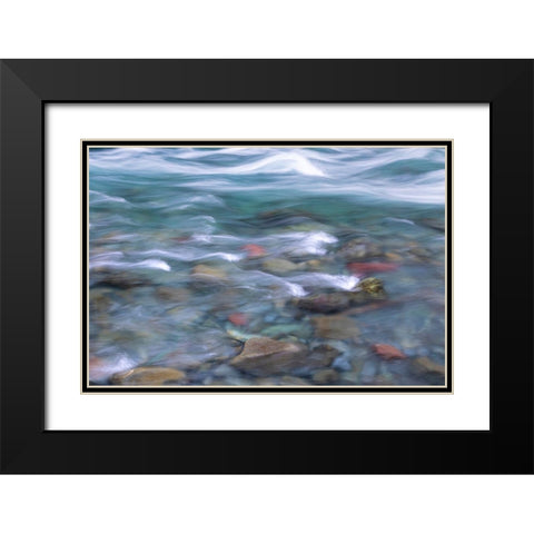 NF Skokomish River I Black Modern Wood Framed Art Print with Double Matting by Mahan, Kathy
