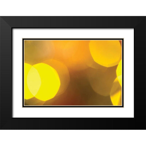 Yellow Black Modern Wood Framed Art Print with Double Matting by Millet, Karyn