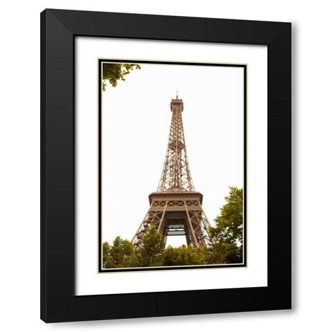 Eiffel Tower I Black Modern Wood Framed Art Print with Double Matting by Millet, Karyn
