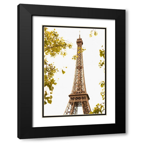 Eiffel Tower II Black Modern Wood Framed Art Print with Double Matting by Millet, Karyn
