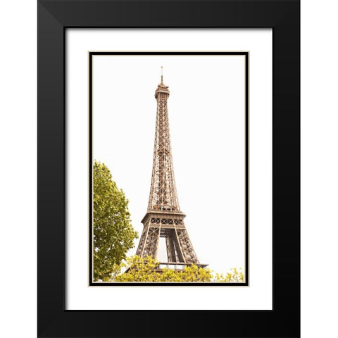 Eiffel Tower III Black Modern Wood Framed Art Print with Double Matting by Millet, Karyn