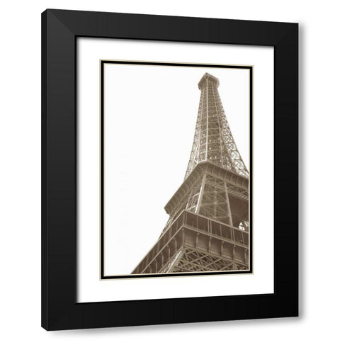 Eiffel Tower IV Black Modern Wood Framed Art Print with Double Matting by Millet, Karyn