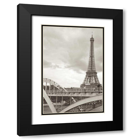 Eiffel Tower VI Black Modern Wood Framed Art Print with Double Matting by Millet, Karyn