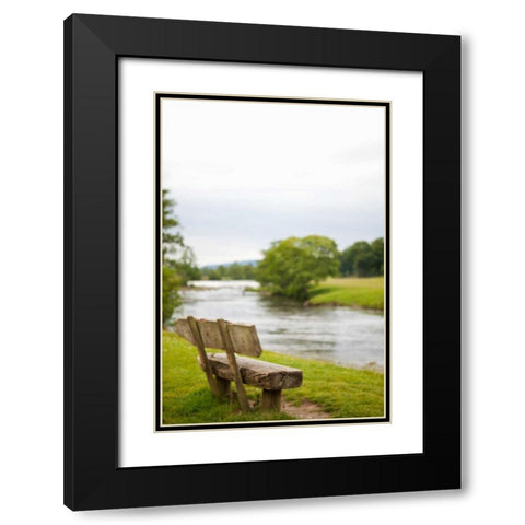 Place to Sit I Black Modern Wood Framed Art Print with Double Matting by Millet, Karyn