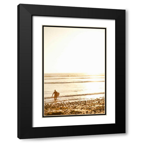Tropical Oasis VI Black Modern Wood Framed Art Print with Double Matting by Millet, Karyn