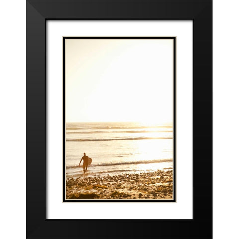 Tropical Oasis VI Black Modern Wood Framed Art Print with Double Matting by Millet, Karyn