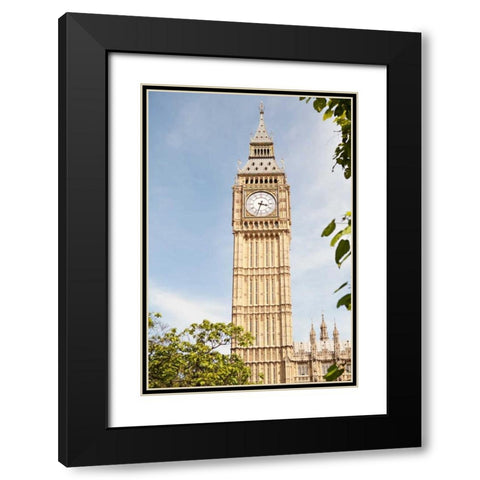 Big Ben IV Black Modern Wood Framed Art Print with Double Matting by Millet, Karyn