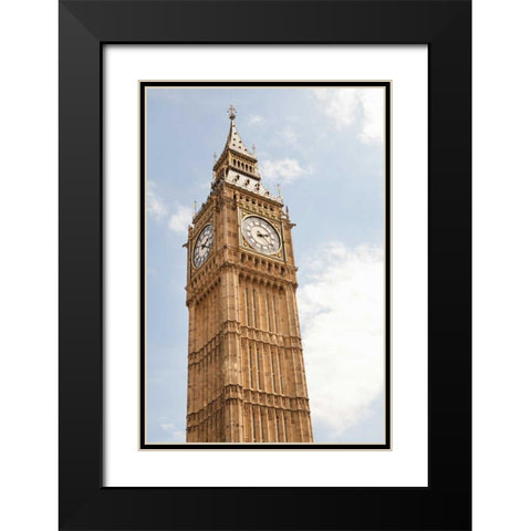 Big Ben VI Black Modern Wood Framed Art Print with Double Matting by Millet, Karyn