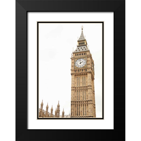Big Ben X Black Modern Wood Framed Art Print with Double Matting by Millet, Karyn