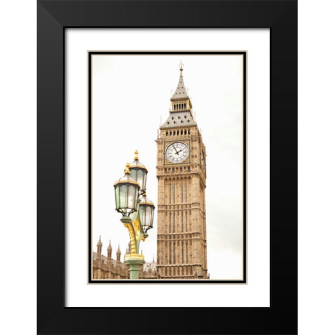 Big Ben XI Black Modern Wood Framed Art Print with Double Matting by Millet, Karyn