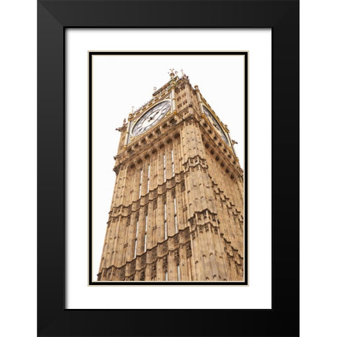 Big Ben XII Black Modern Wood Framed Art Print with Double Matting by Millet, Karyn