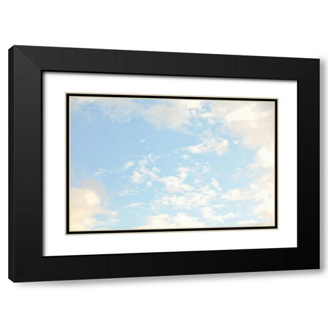 In the Clouds II Black Modern Wood Framed Art Print with Double Matting by Millet, Karyn