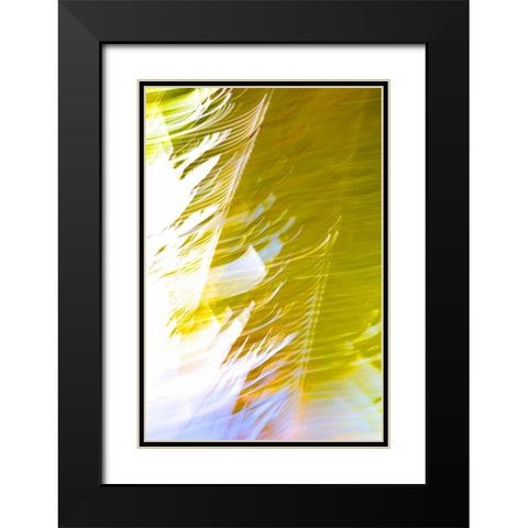 In Motion II Black Modern Wood Framed Art Print with Double Matting by Millet, Karyn