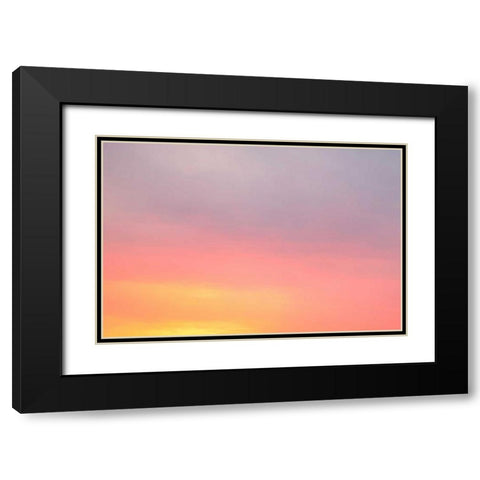 Sunset Sky II Black Modern Wood Framed Art Print with Double Matting by Millet, Karyn