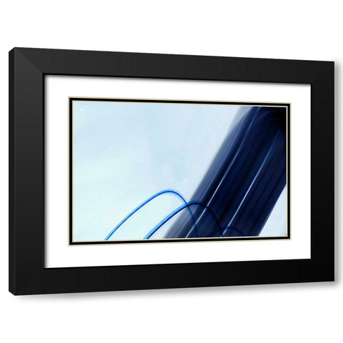 Dancing Lights IV Black Modern Wood Framed Art Print with Double Matting by Millet, Karyn