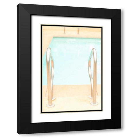 Get in the Pool Black Modern Wood Framed Art Print with Double Matting by Millet, Karyn