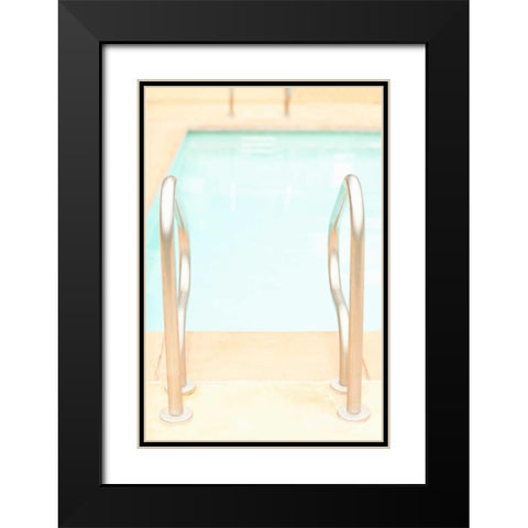 Get in the Pool Black Modern Wood Framed Art Print with Double Matting by Millet, Karyn