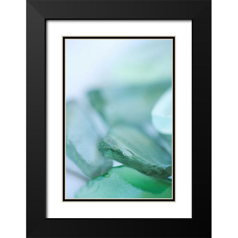 Sea Glass VIII Black Modern Wood Framed Art Print with Double Matting by Millet, Karyn
