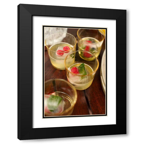 Cocktail II Black Modern Wood Framed Art Print with Double Matting by Millet, Karyn