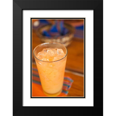 Cocktail III Black Modern Wood Framed Art Print with Double Matting by Millet, Karyn